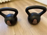 Kettlebell 8 kg 2 sztuki stan idealny