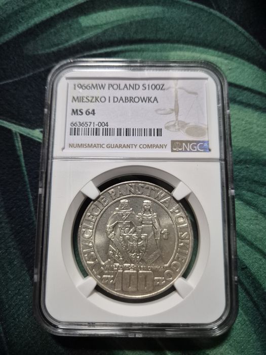 Mieszko I Dąbrówka NGC MS 64