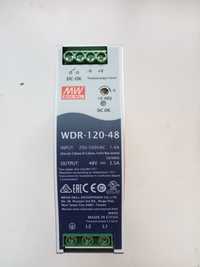 Mean Well WDR-120-48 , zasilacz na szynę DIN 120W 48V 2.5A