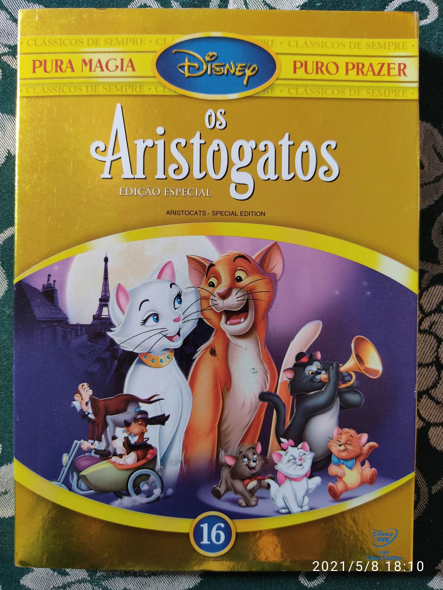 Conjunto 5 filmes de animação DVD originais