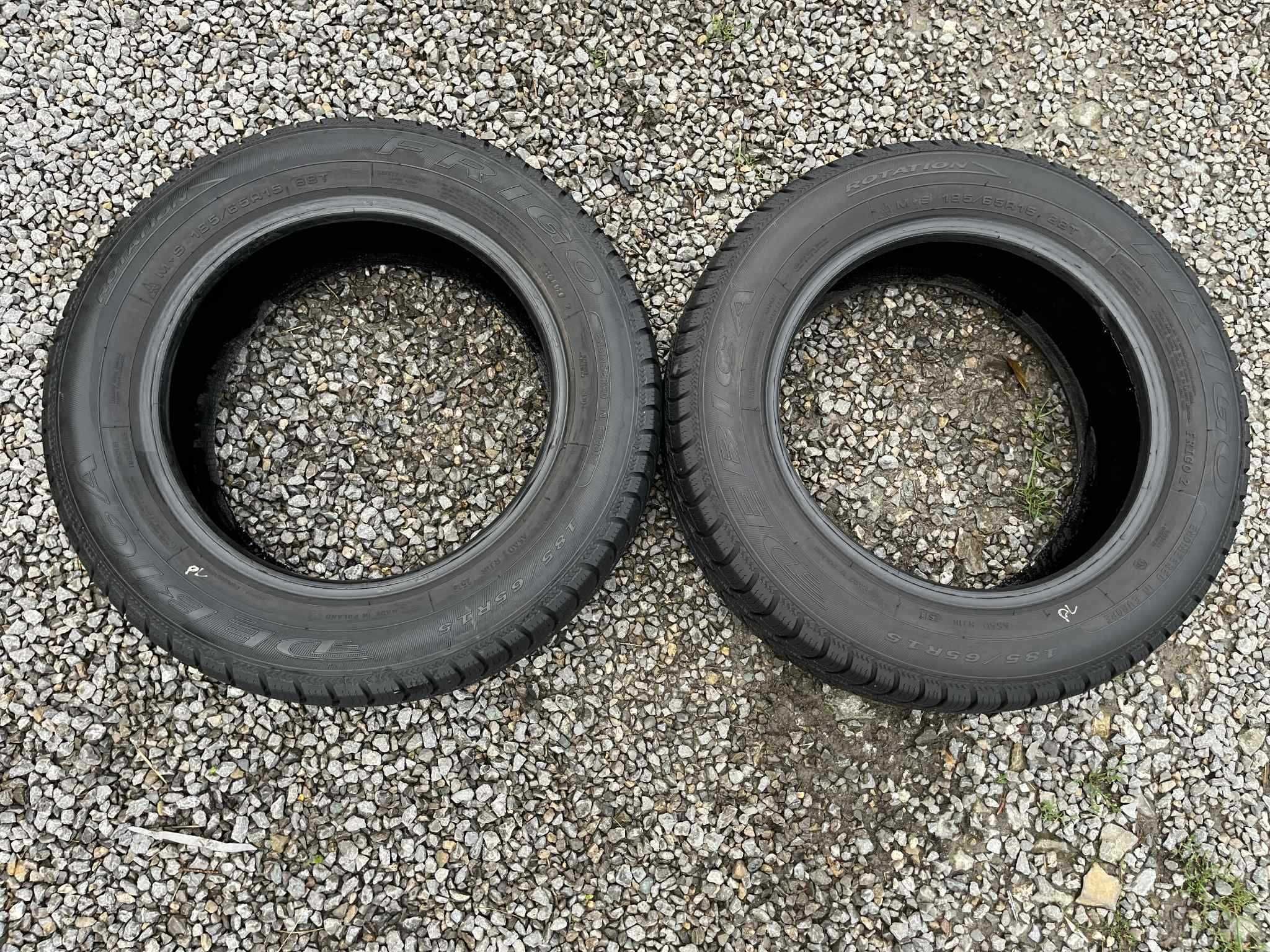 Opony 185/65R15 Dębica Frigo 2 Zima 2sztuki 6,53mm bieżnika