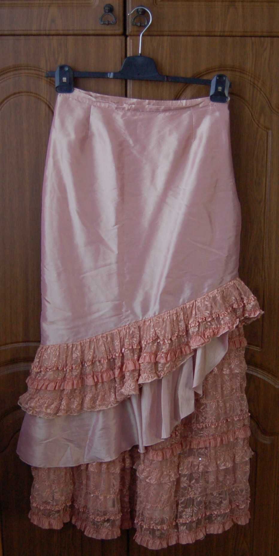 spódnica balowa vintage koronki