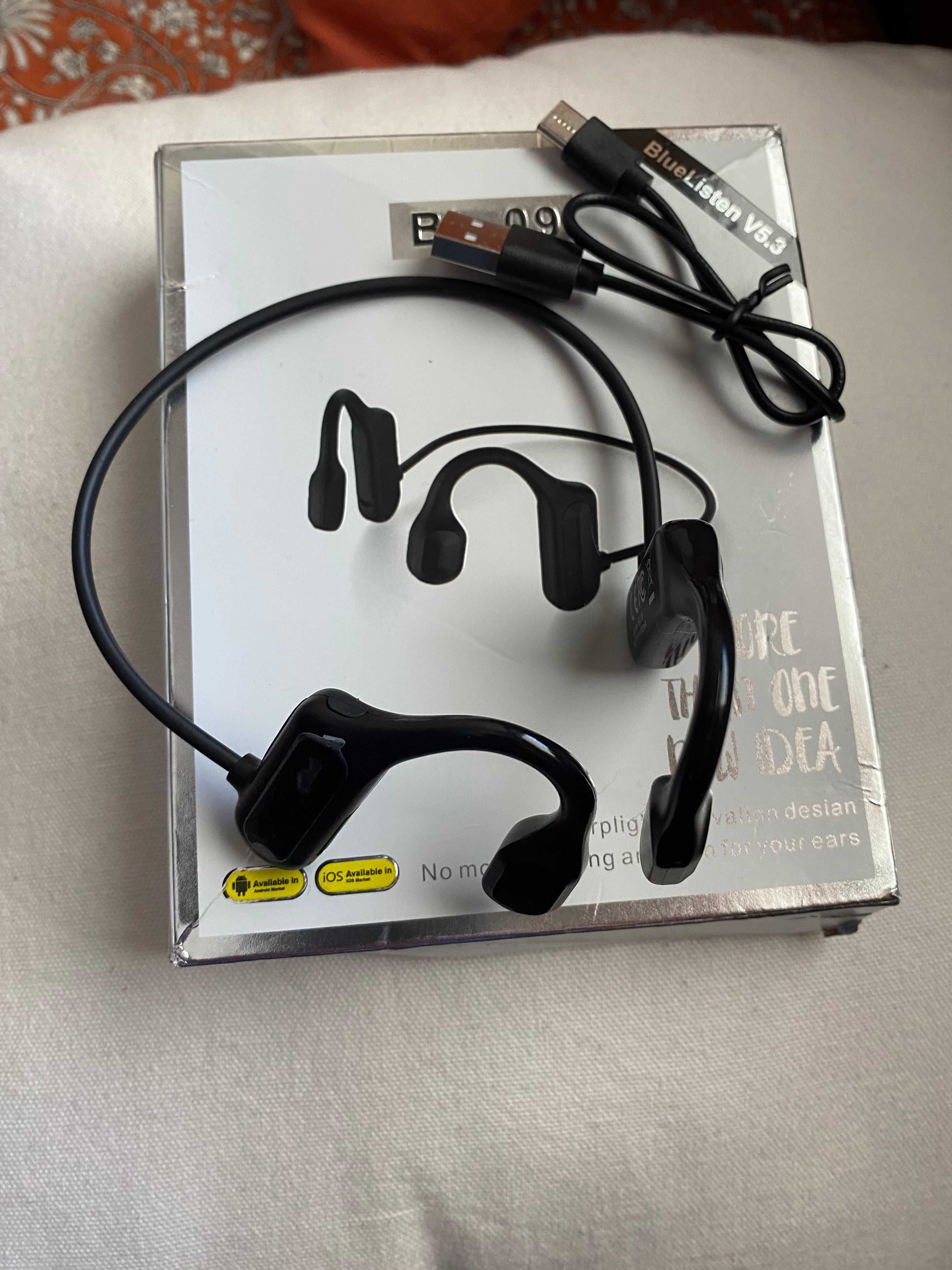 Bone Conduction Headphones - Bluetooth Wireless Headset - novo