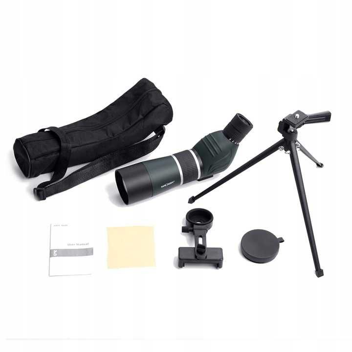 Monokular LUNETA + lornetka UCHWYT 60mm concept ZOOM 20-60x