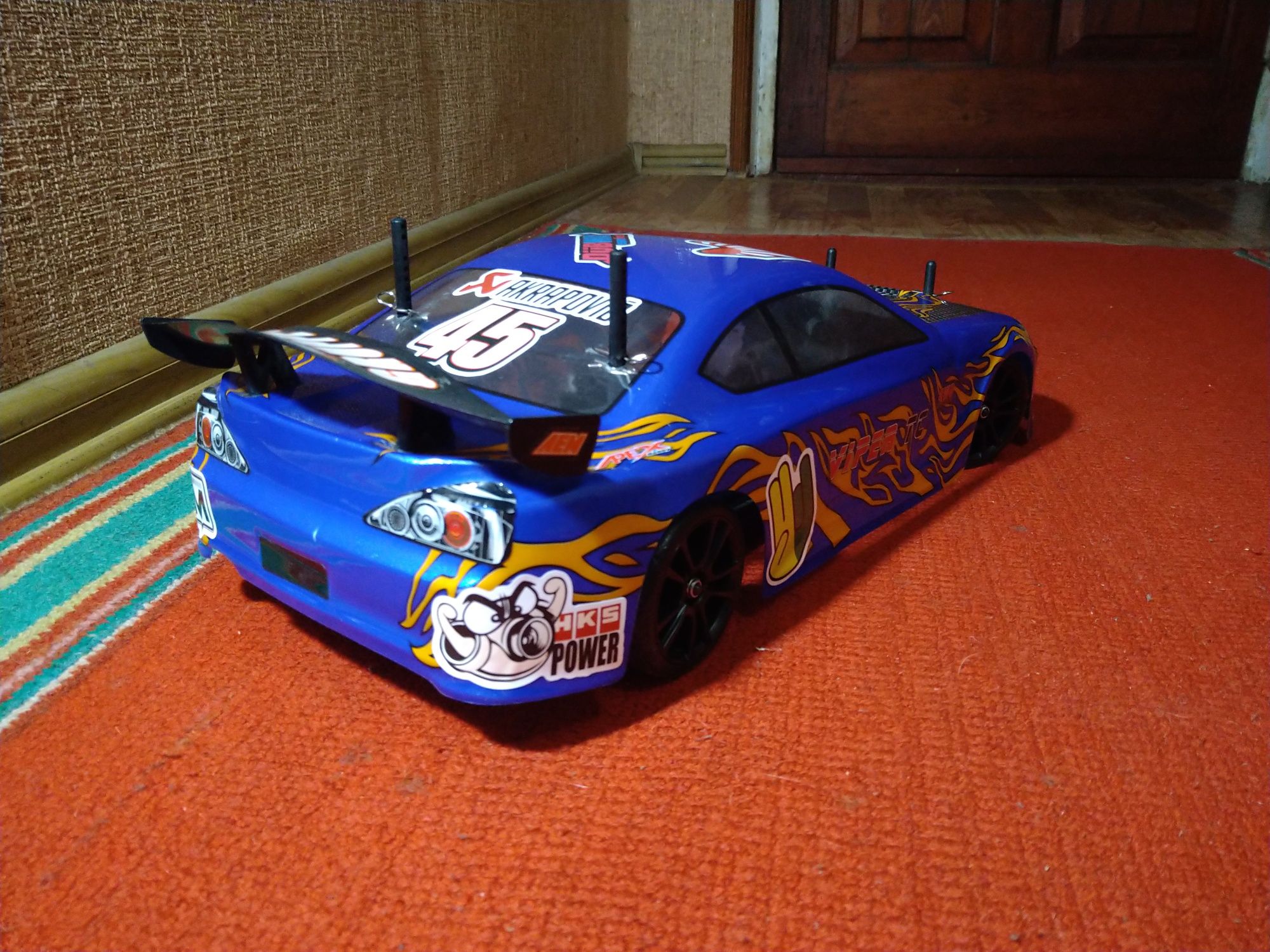 Nissan S15 Silvia rc drift 1/10 дриіфт на пульті