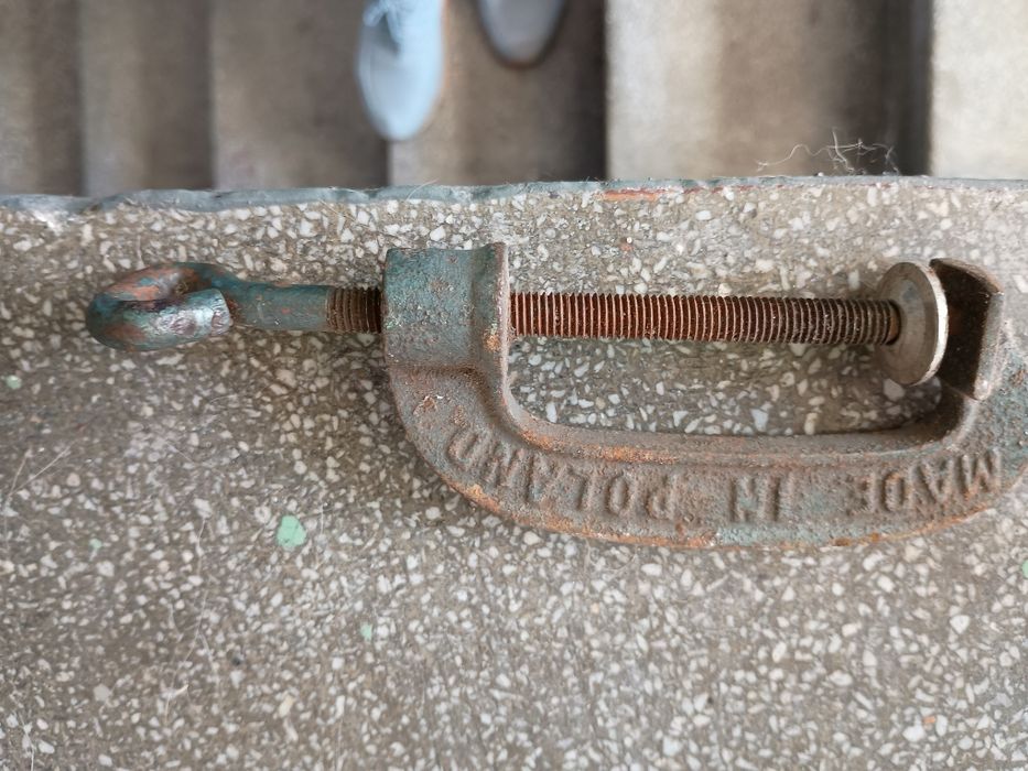 Ścisk stolarski metalowy