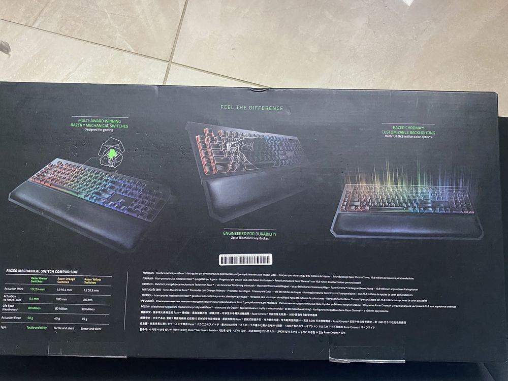 Klawiatura Razer Blackwidow Chroma V2