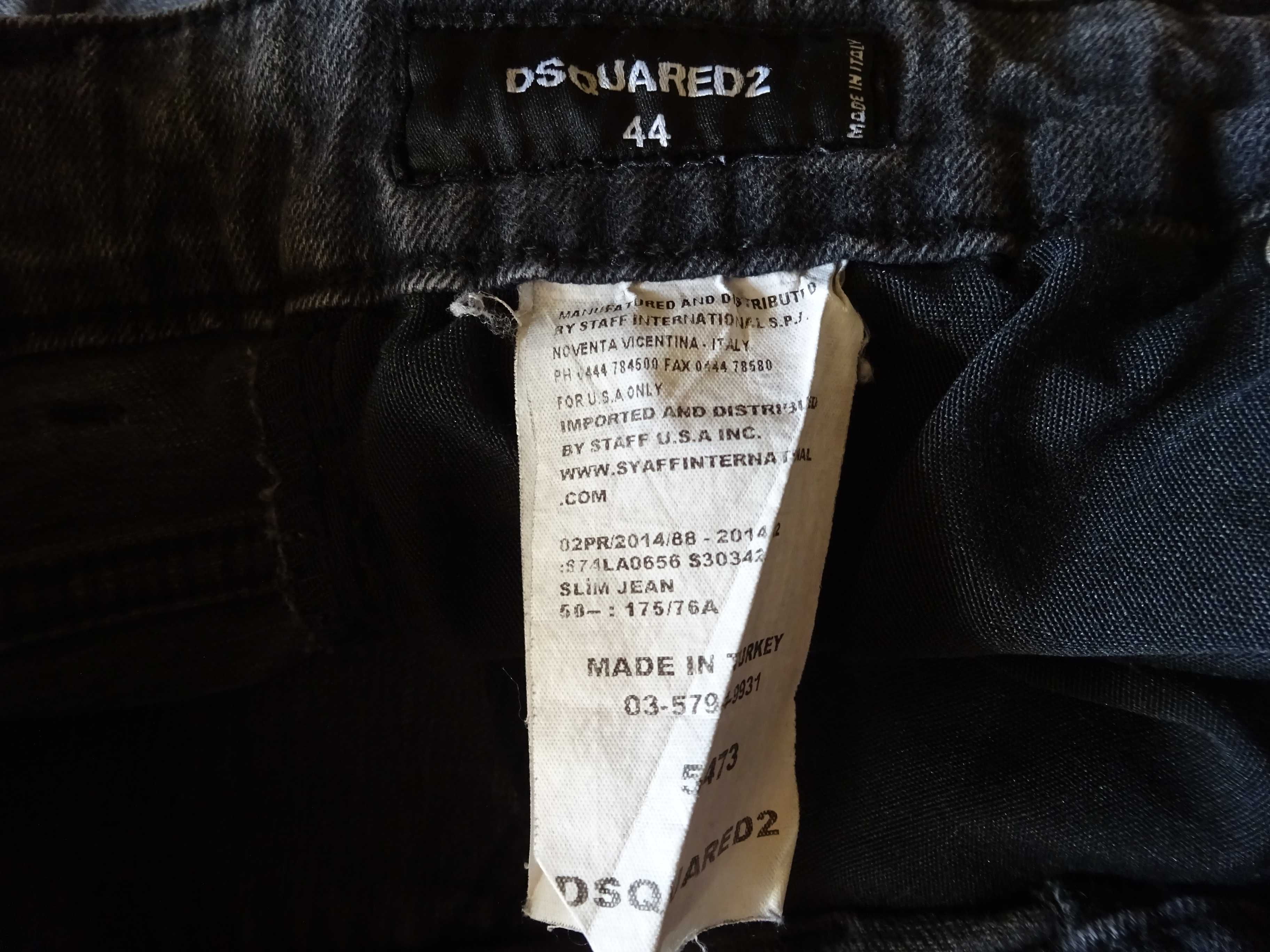 czarno-szare spodnie, młodzieżowe             r. 176/76 A