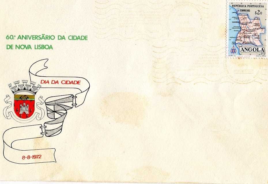 Angola - 1972ago08 = 60ºAniversário Cidade Nova Lisboa