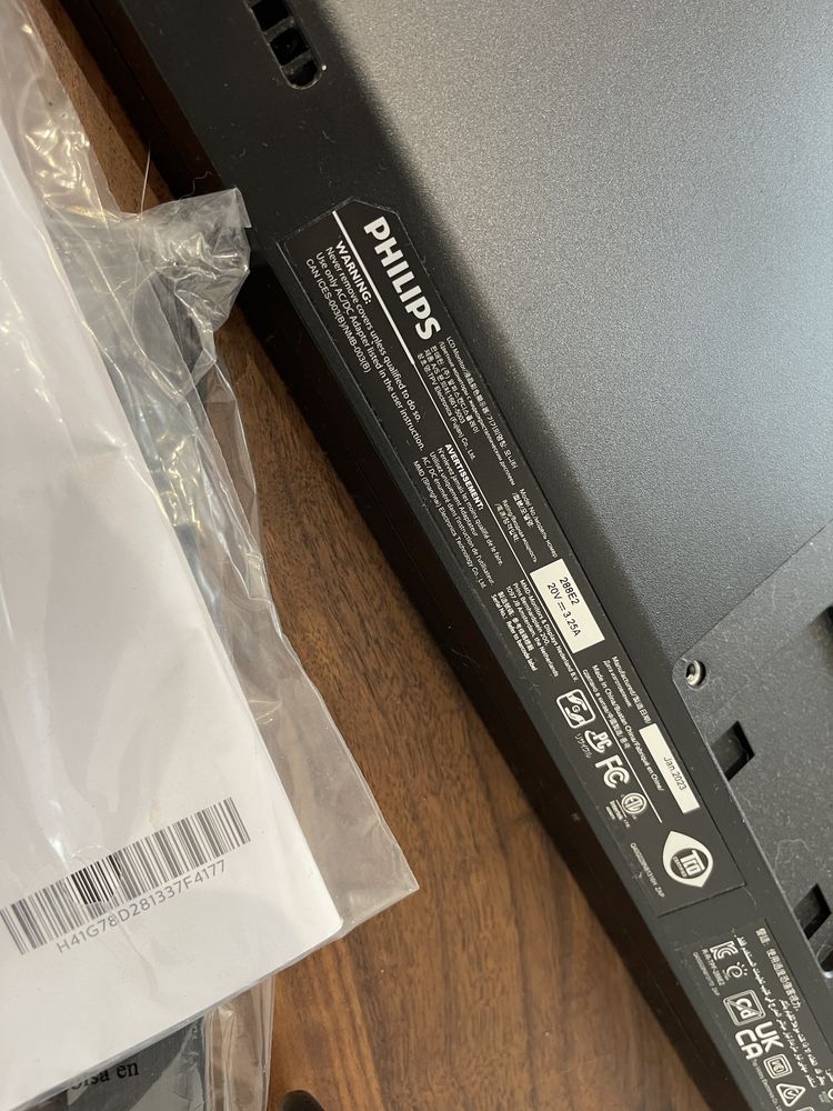 Monitor UHD 4K Philips 288E2A - IPS 27”