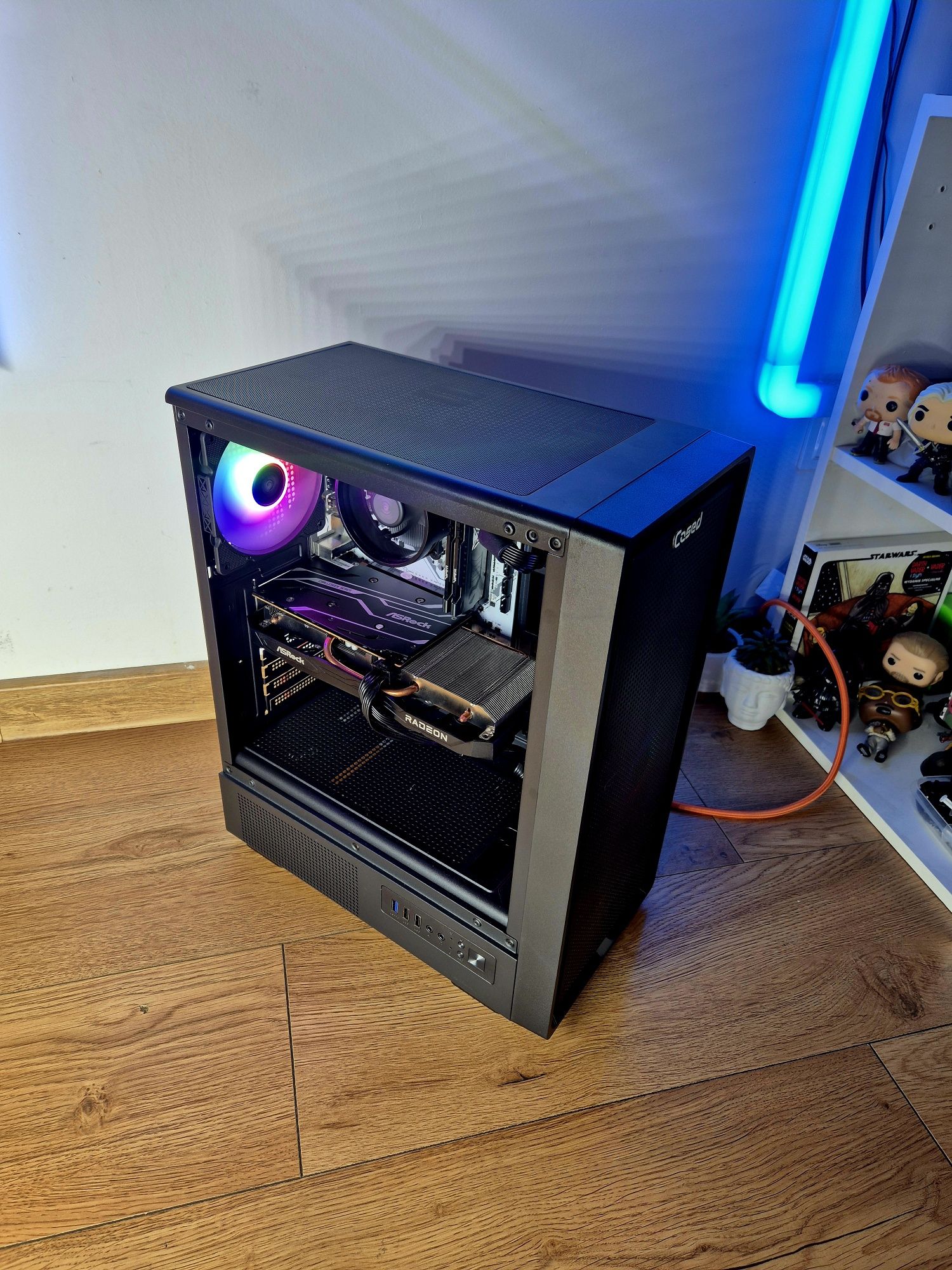 Komputer do Gier Ryzen 5500, RX 6600 8gb, 16gb DDR4 3600mhz, ssd nvme.