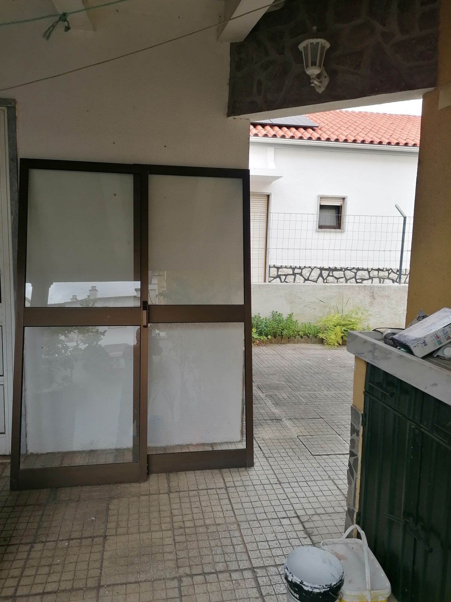 Portas interior cor mogno