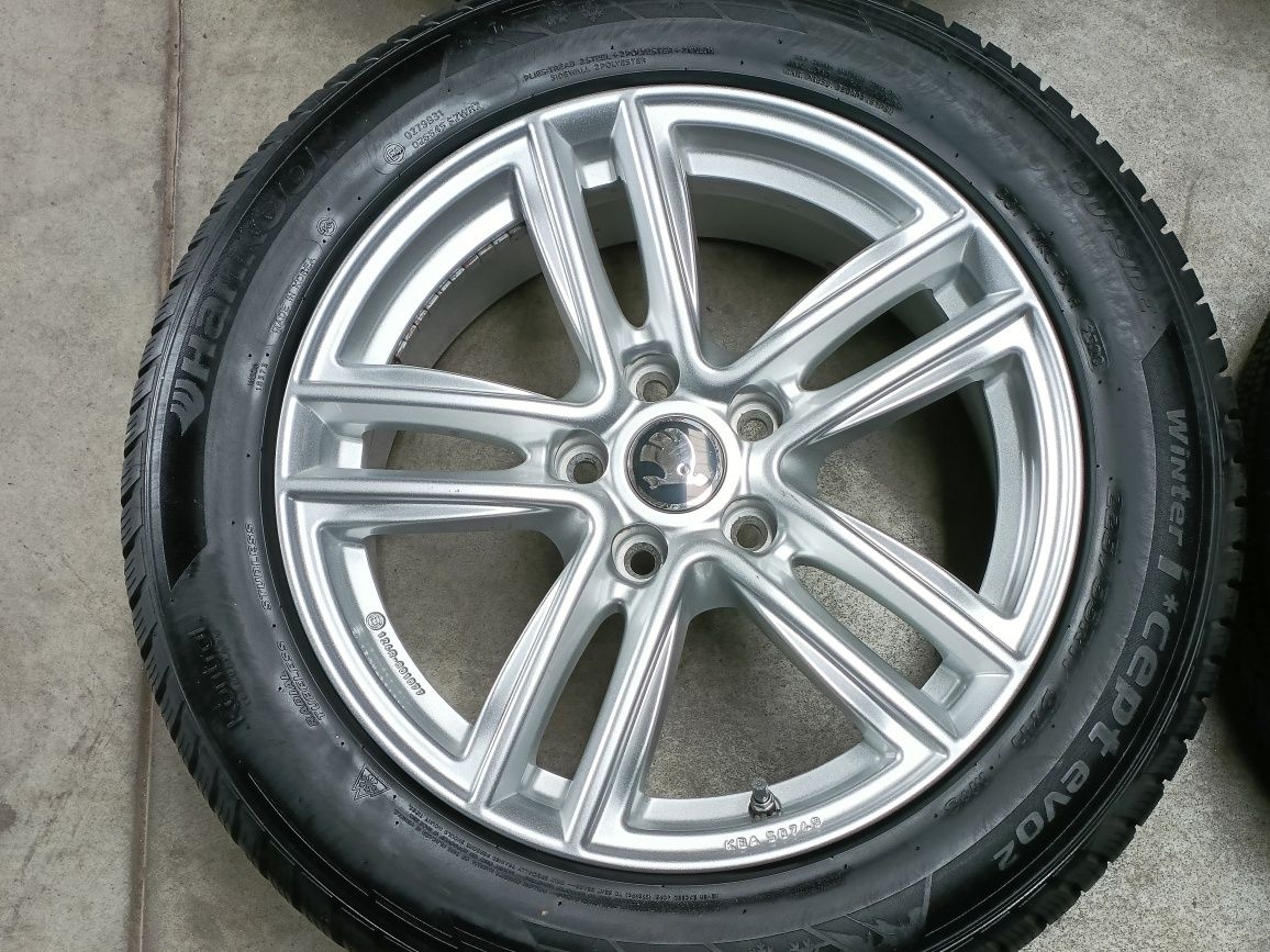Koła zimowe Alufelgi Skoda 17 cali 5x112 Octavia Superb Yeti