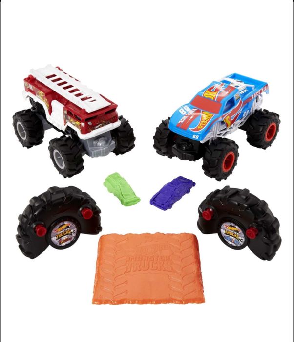 Набір машин Hot Wheels на пульті керування rc monster trucks 2 шт