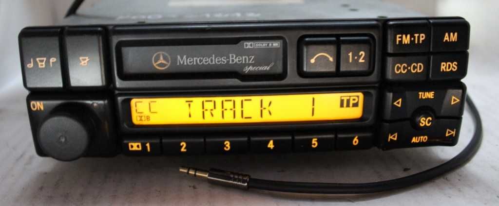 kolekcjonerskie radio BECKER MERCEDES BENZ SPECIAL z aux in sprawne