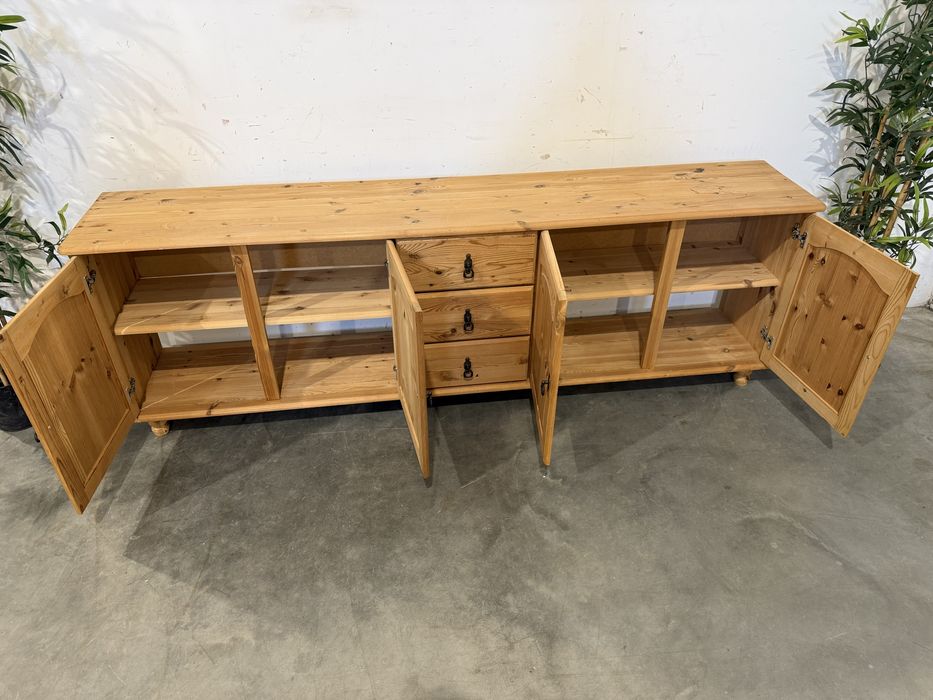 Piękna duża sosnowa komoda szuflady super stan dowóz wysyłka