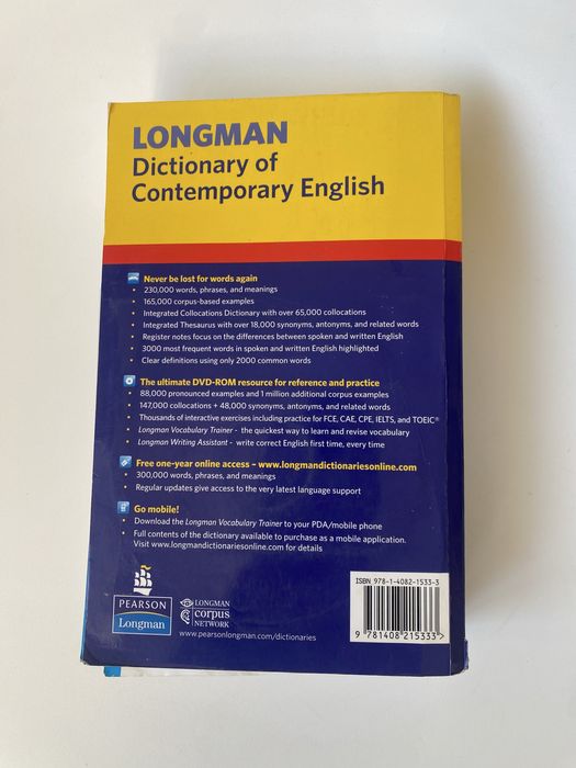Longman dictionary of contemporary English