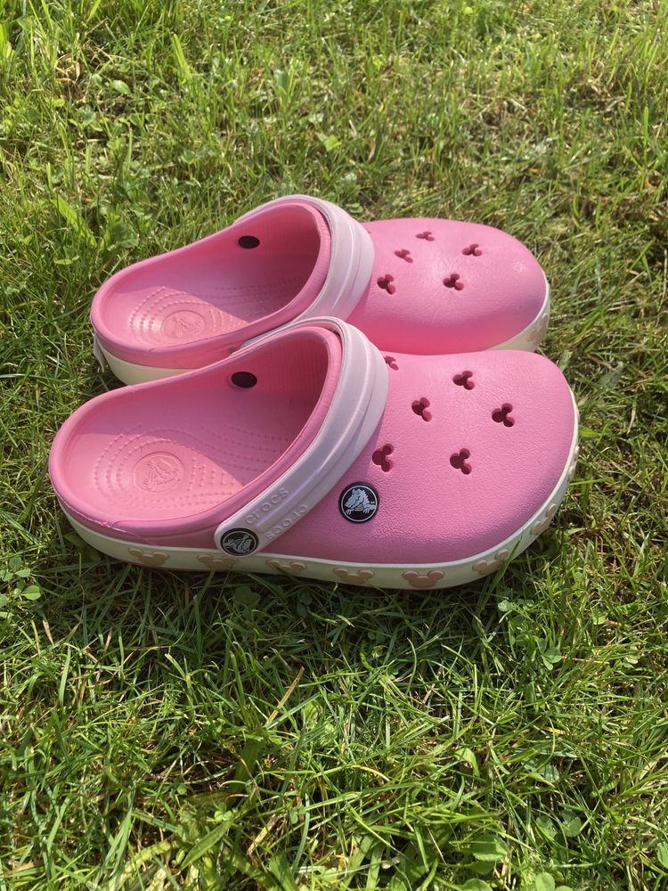 Crocs Disney różowe