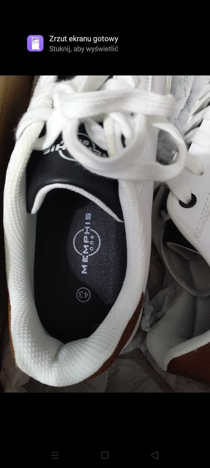 Nowe solidne buty sportowe męskie