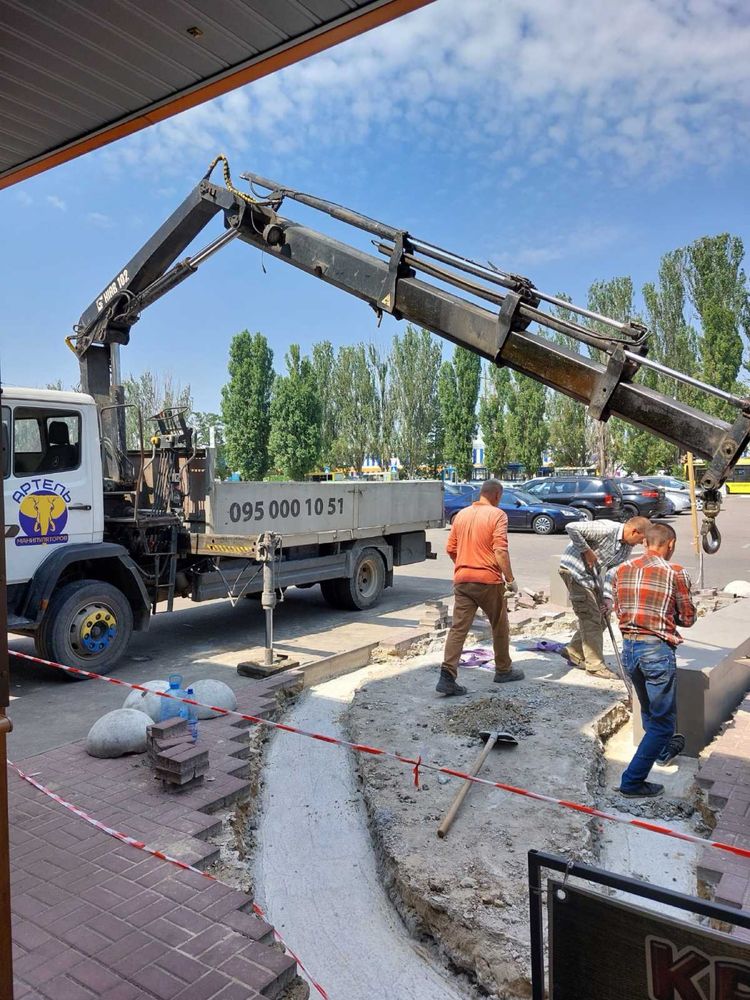 Грузоперевозки, Кран манипулятор, услуги Одесса