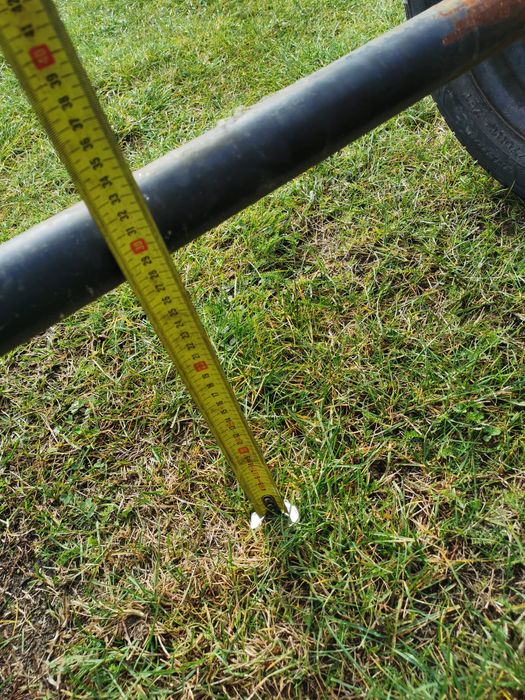 OŚ ośka belka z kołami, przyczepka wózek