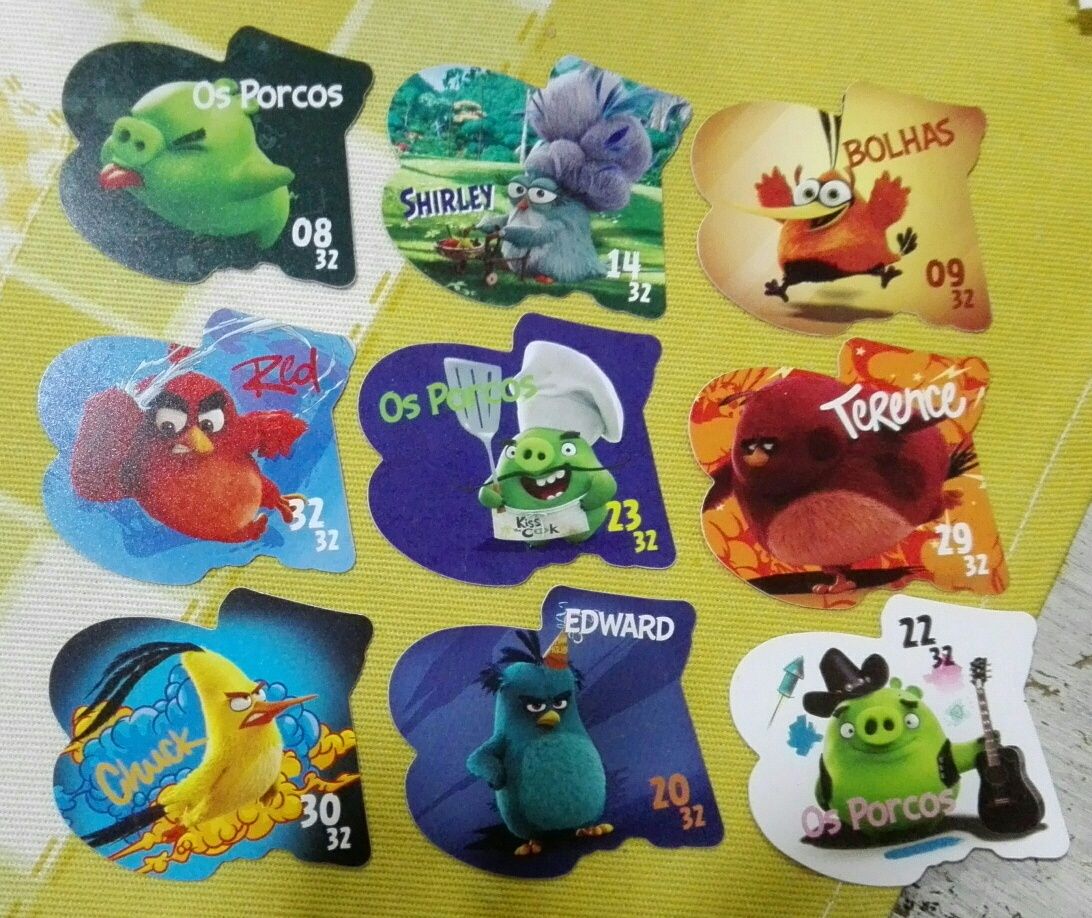 Troco cartas/cromos - Frumania, Pingo Doce, Angry birds