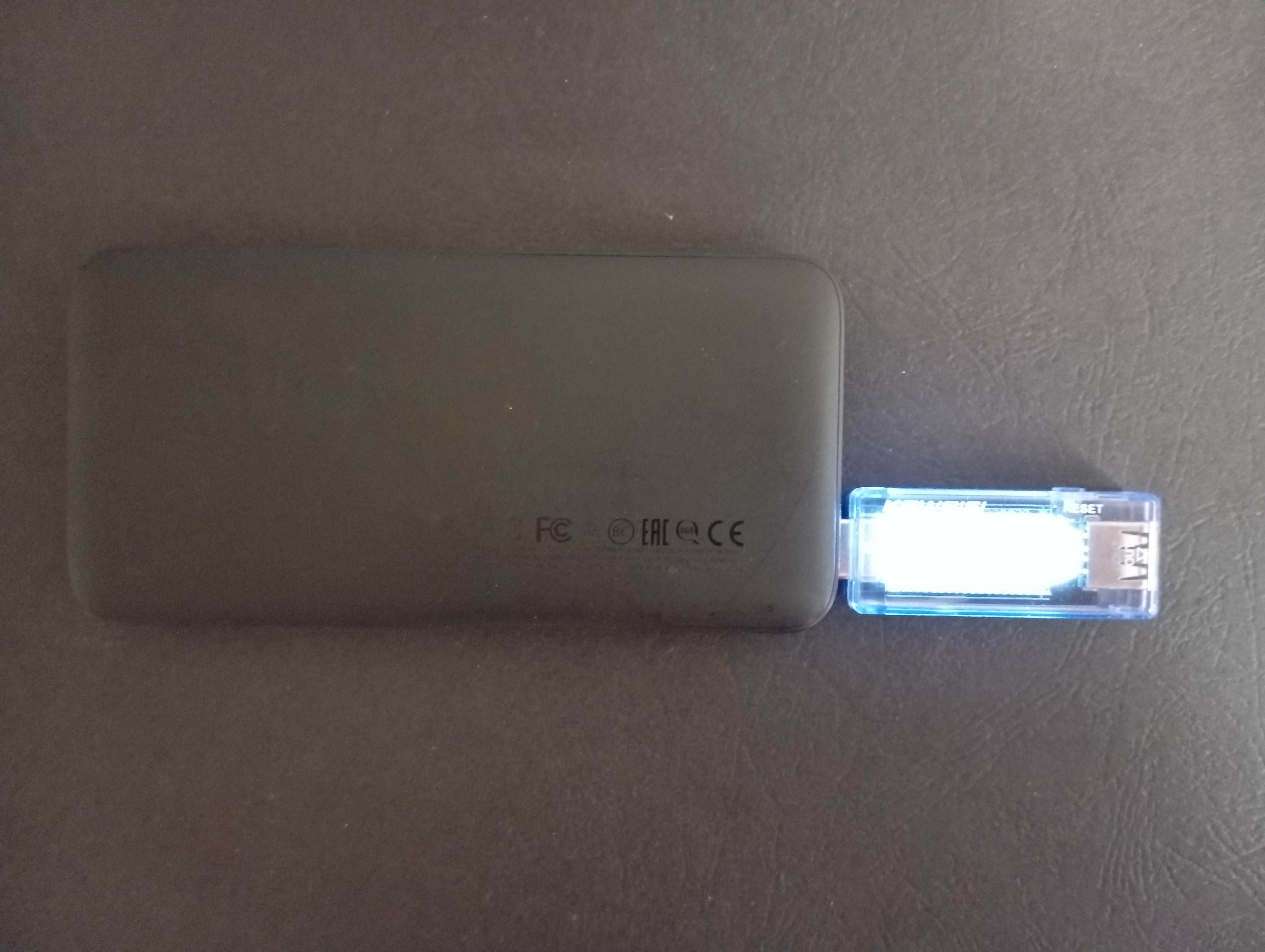 USB тестер направление ток время емкость