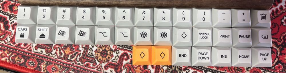 Ортолінійна клавіатура на базі XD75