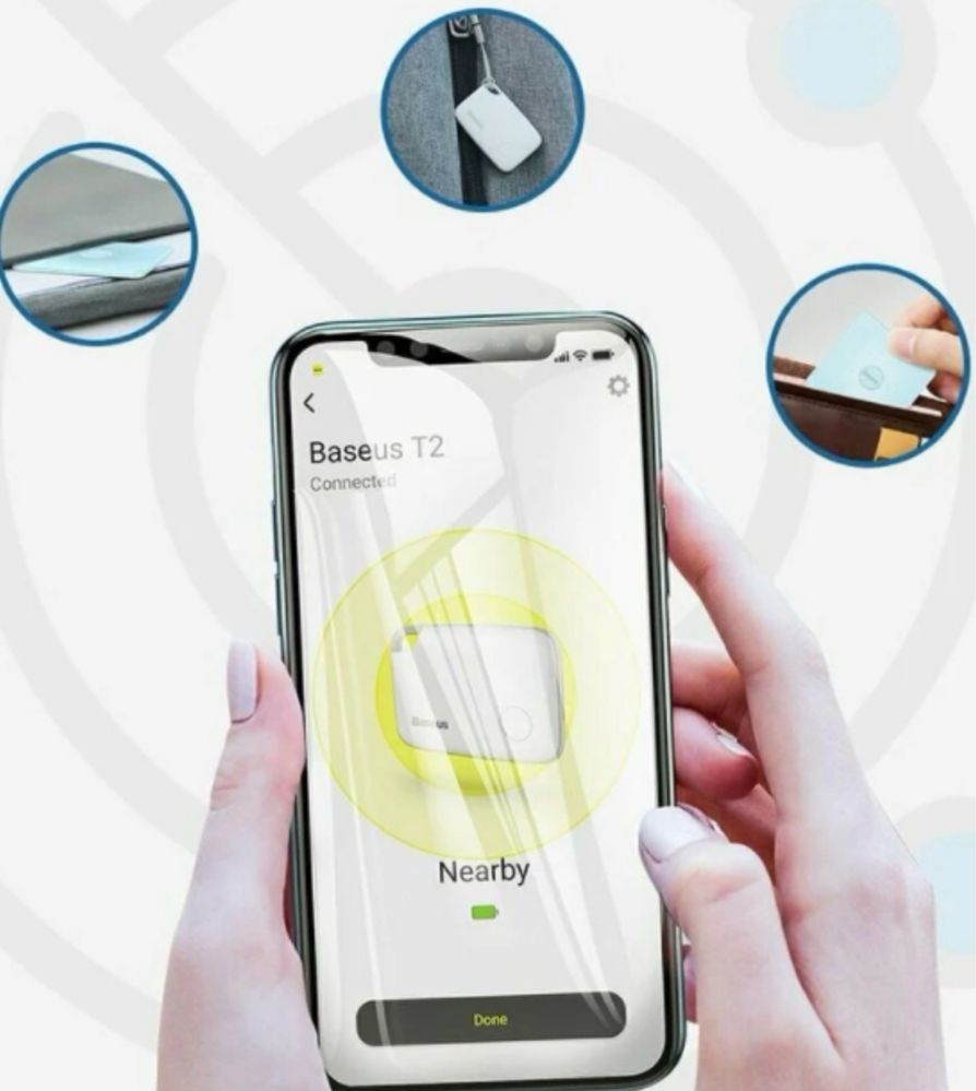 Брелок-антипотеря GPS-трекер BASEUS ZLFDQT1