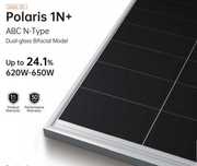 Paineis Aiko, 645w, bifaciais, Novos