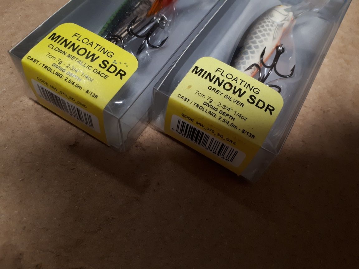 Salmo Minnow SDR wobler Kolekcja Komplet 7cm Kolekcjonerskie