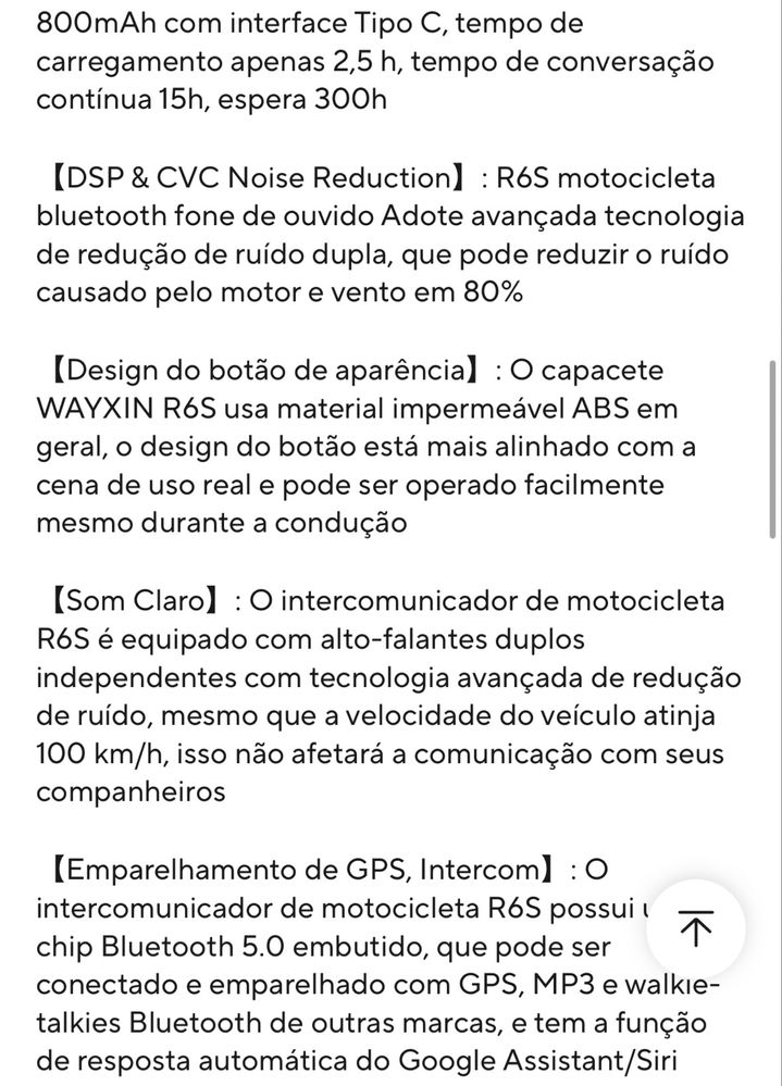 WAYXIN-R6s Auricular Capacete
