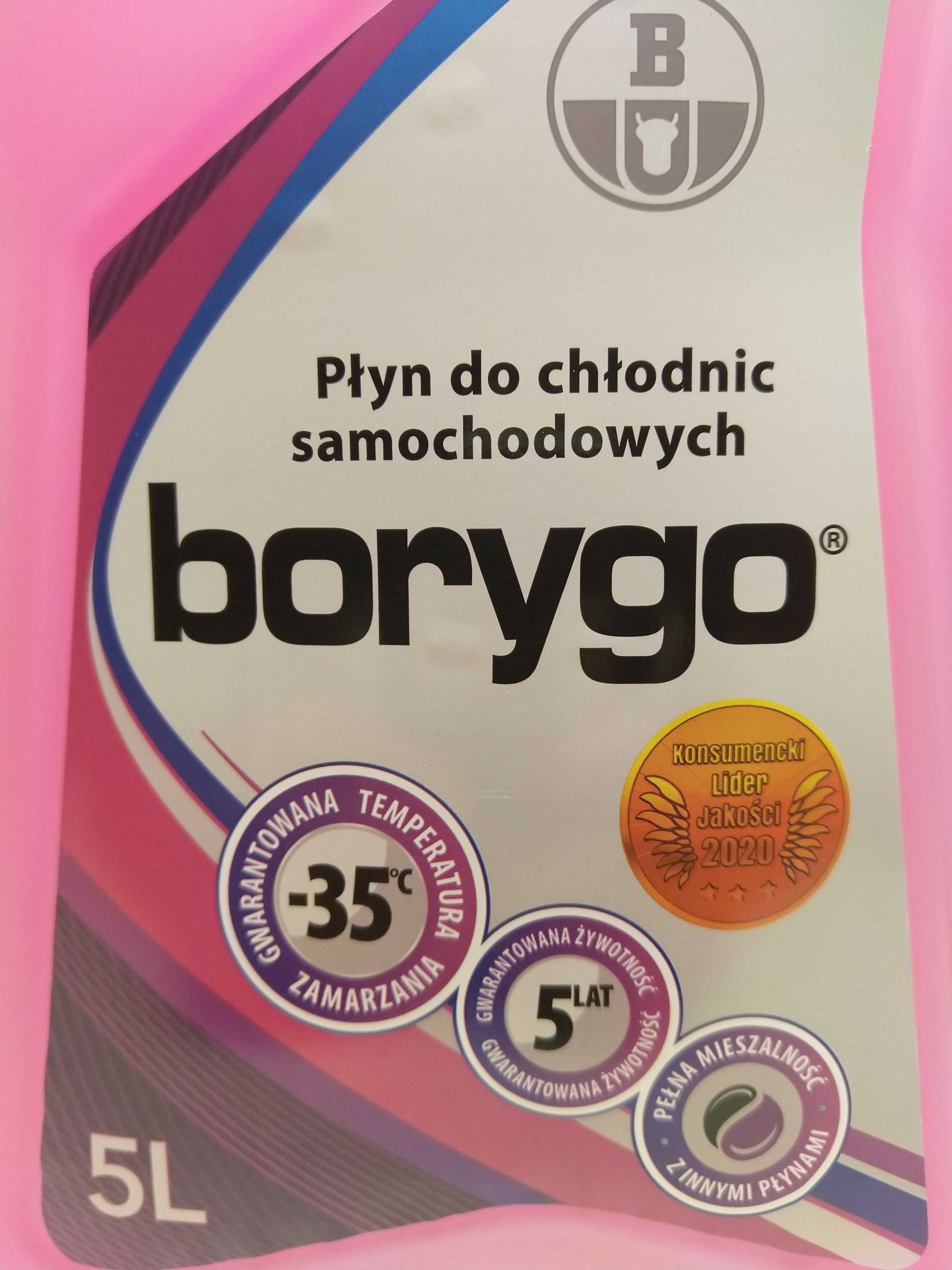 Borygo 5L Płyn Do Chłodnic Samochodowych -35st Glikol