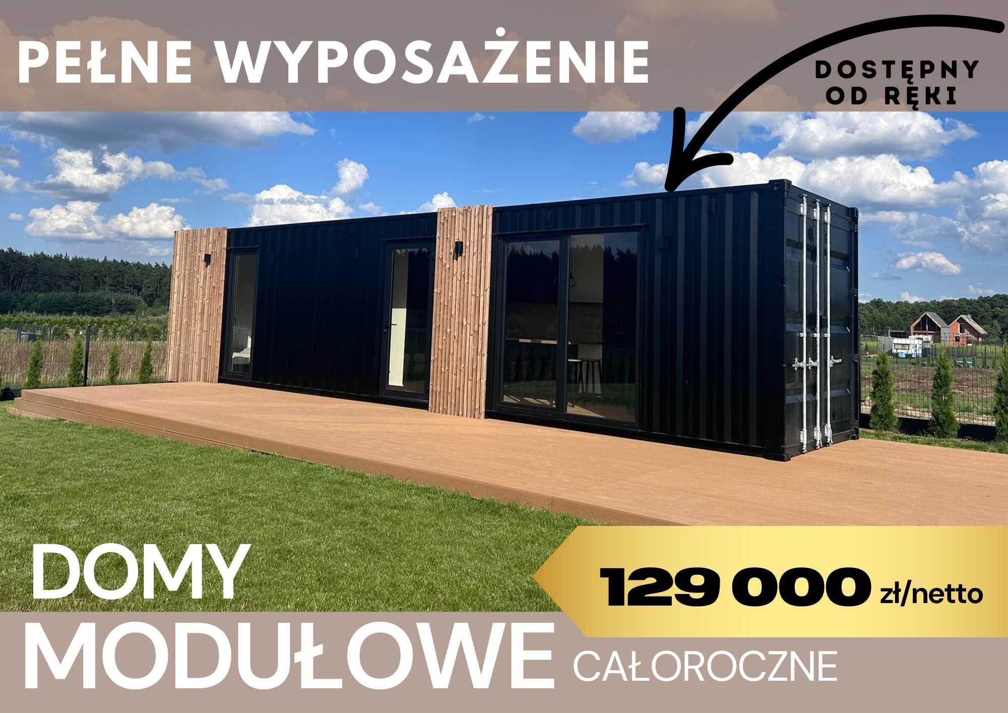 Dom Modułowy PEŁNE WYPOSAŻENIE 26 m2 OD RĘKI 129 000 zł