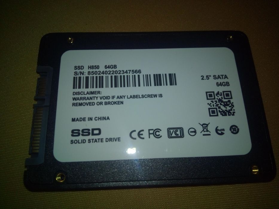 64gb Ssd диск sata Somnambulist