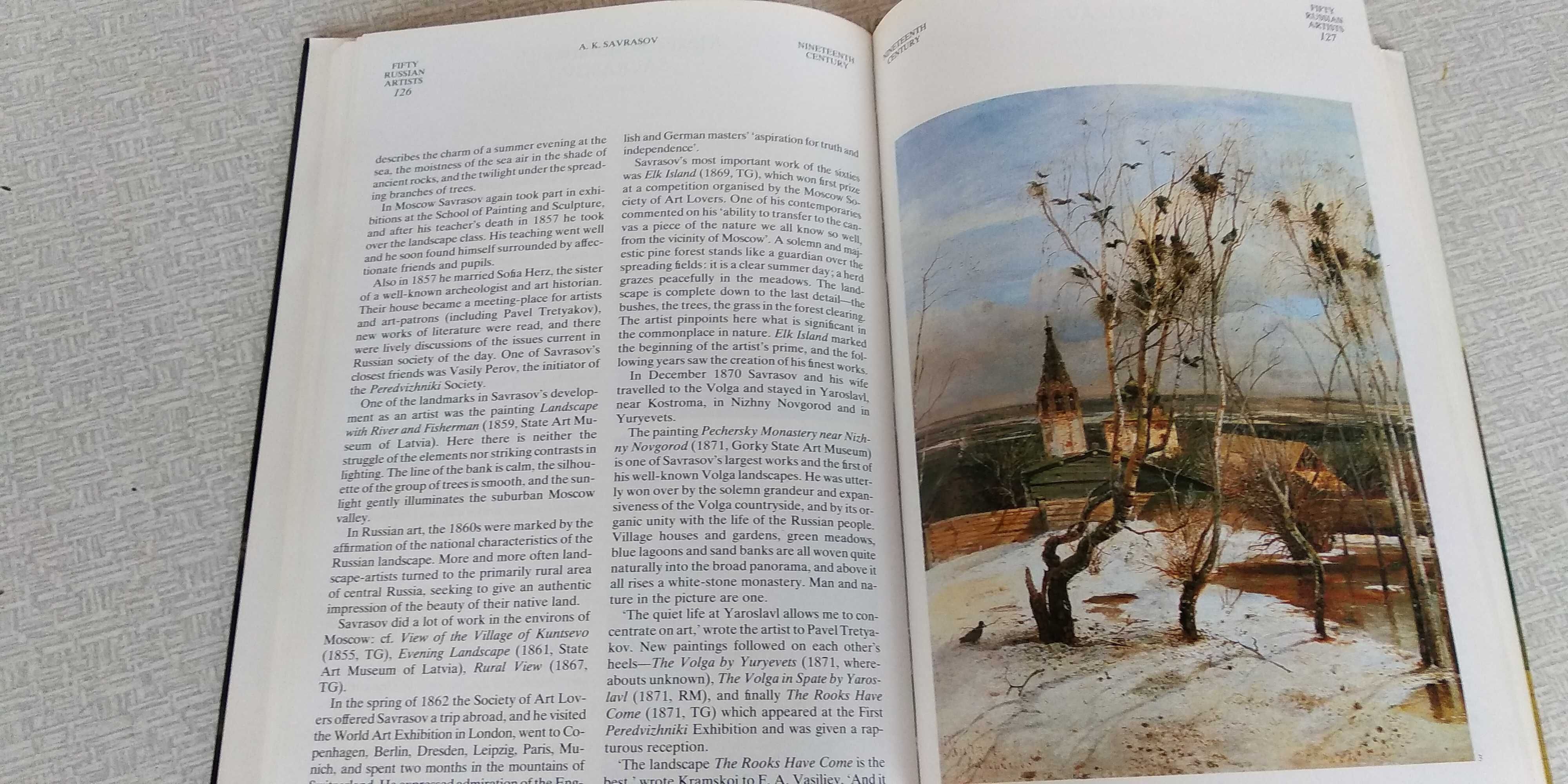 Альбом-книга с иллюстрациями русских художников на английском языке