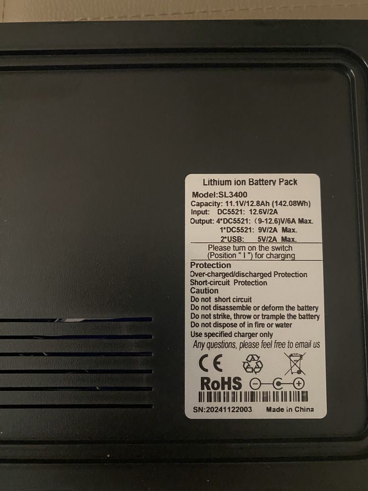 ДБЖ/UPS для роутера великоі ємності Talentcell mini UPS 142 Wh