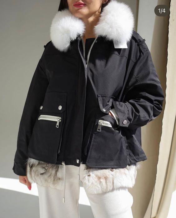 Парка з натурального хутра