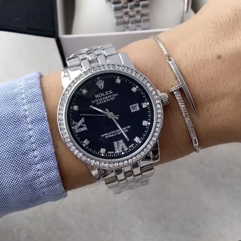 Годинник жіночий у стилі Ролекc, женские часы Rolex