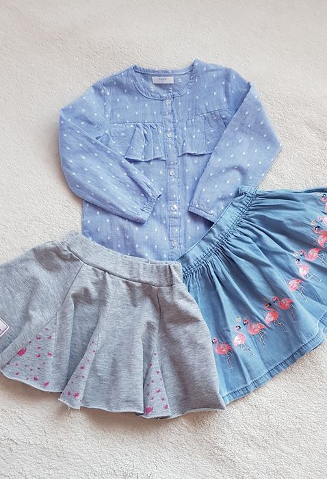 Zestaw/kopmlet spódniczki i bluzeczki, r.92 Nowe