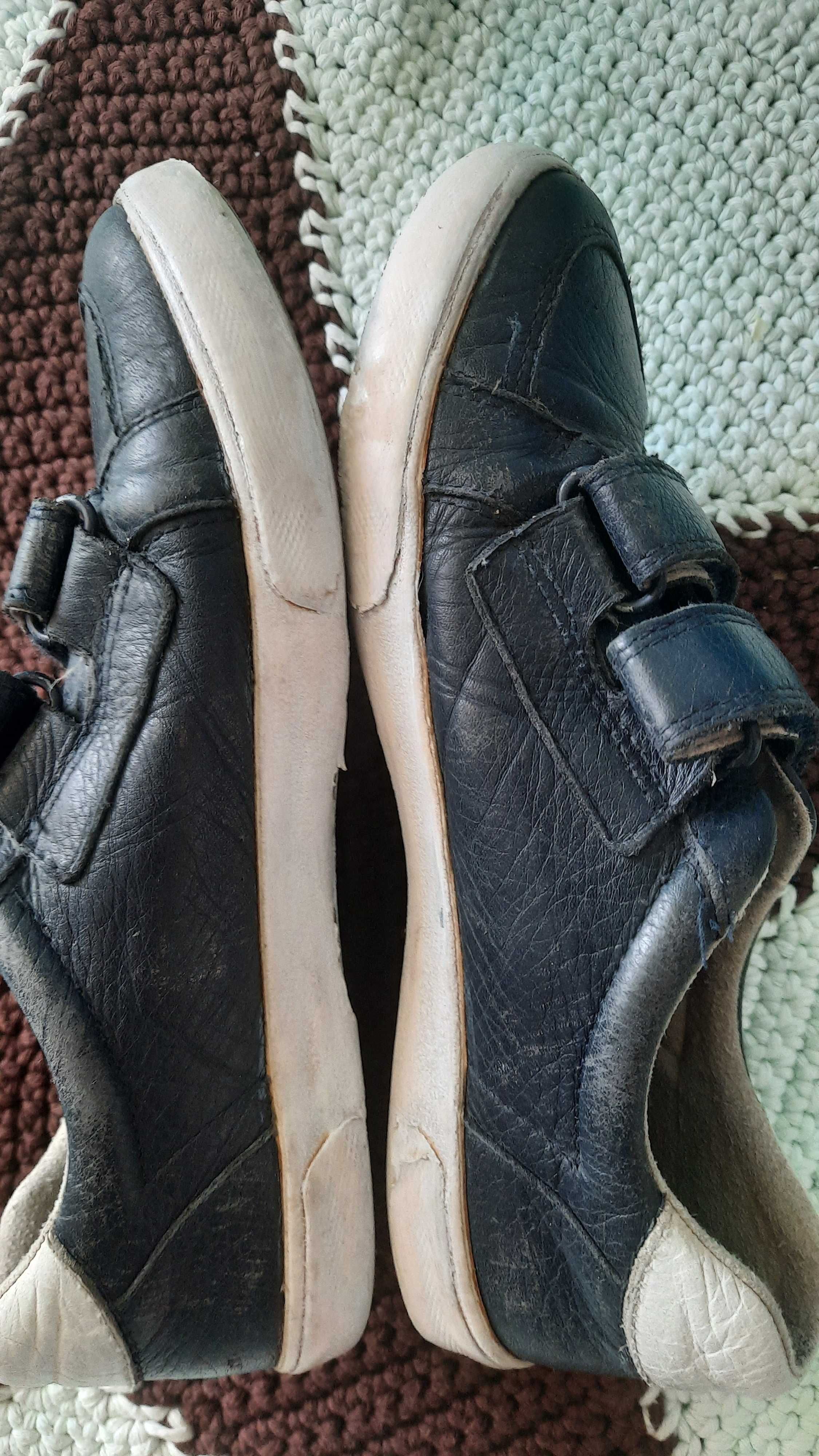 Camper r.34, buty ze skóry granatowe na rzepy bardzo wygodne
