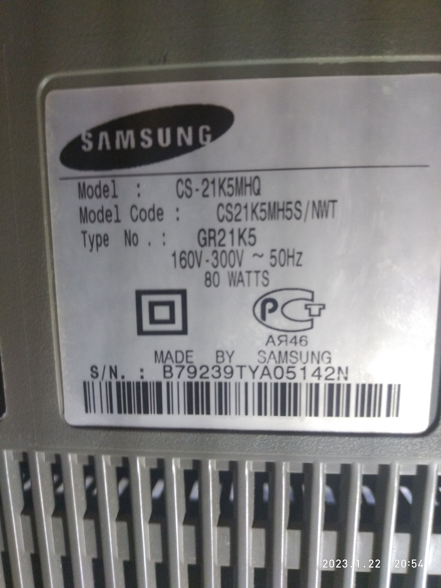 Продам теоевизор Samsung KS-21K5MHQ