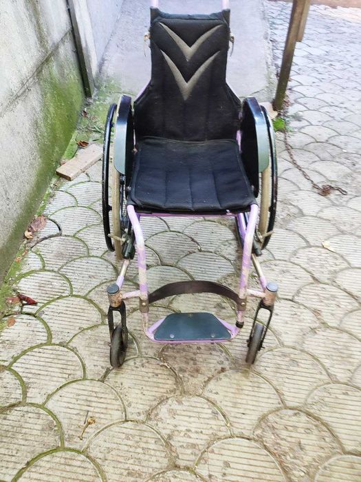 Титановая инвалидная коляска Tanta plyus. Для активных пользователей.