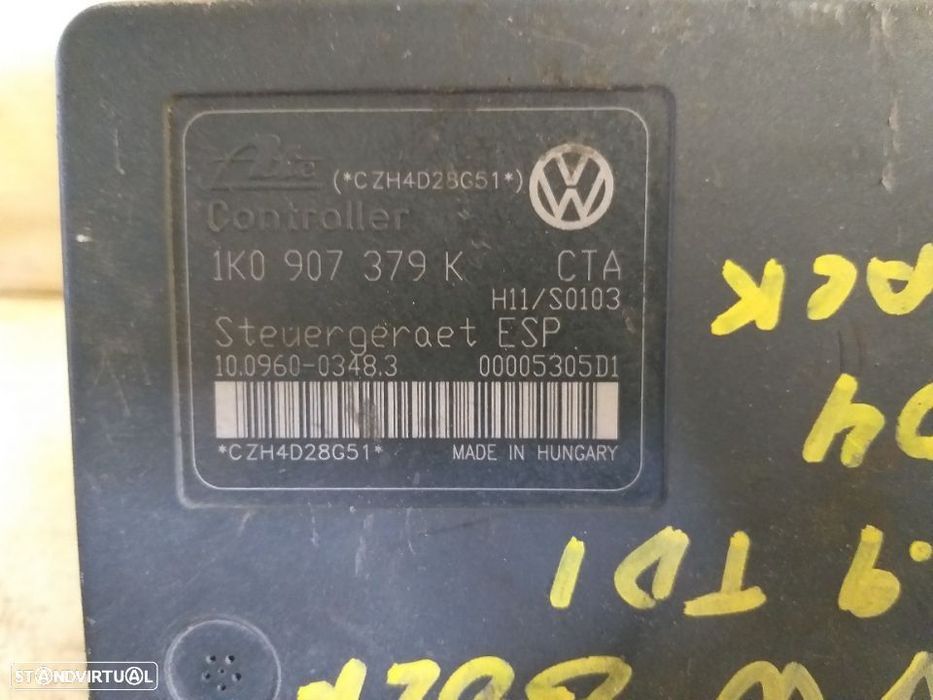 Módulo abs vw golf 5 1.9 tdi 1k090.7379k
