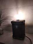 Lampa ze starego drewna