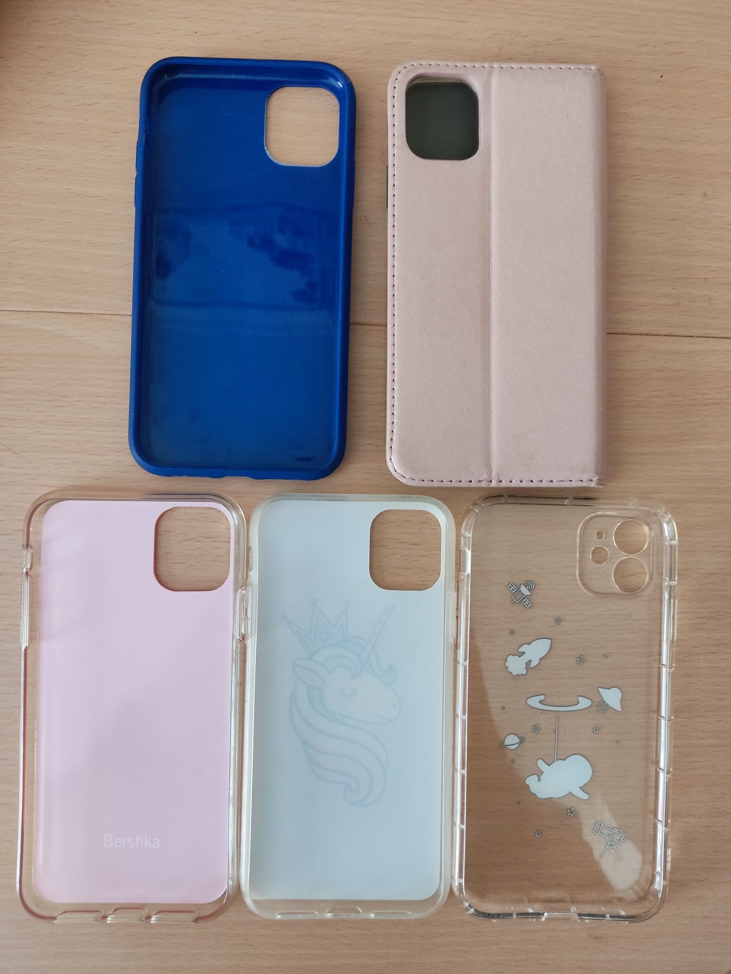 Pack/ conjunto de 5 Capas/ bolsas Iphone 11