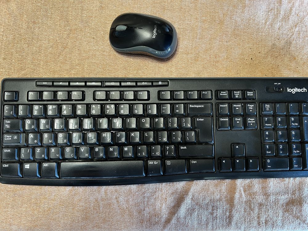LOGITECH MK270 клавіатура + мишка (бездротові)