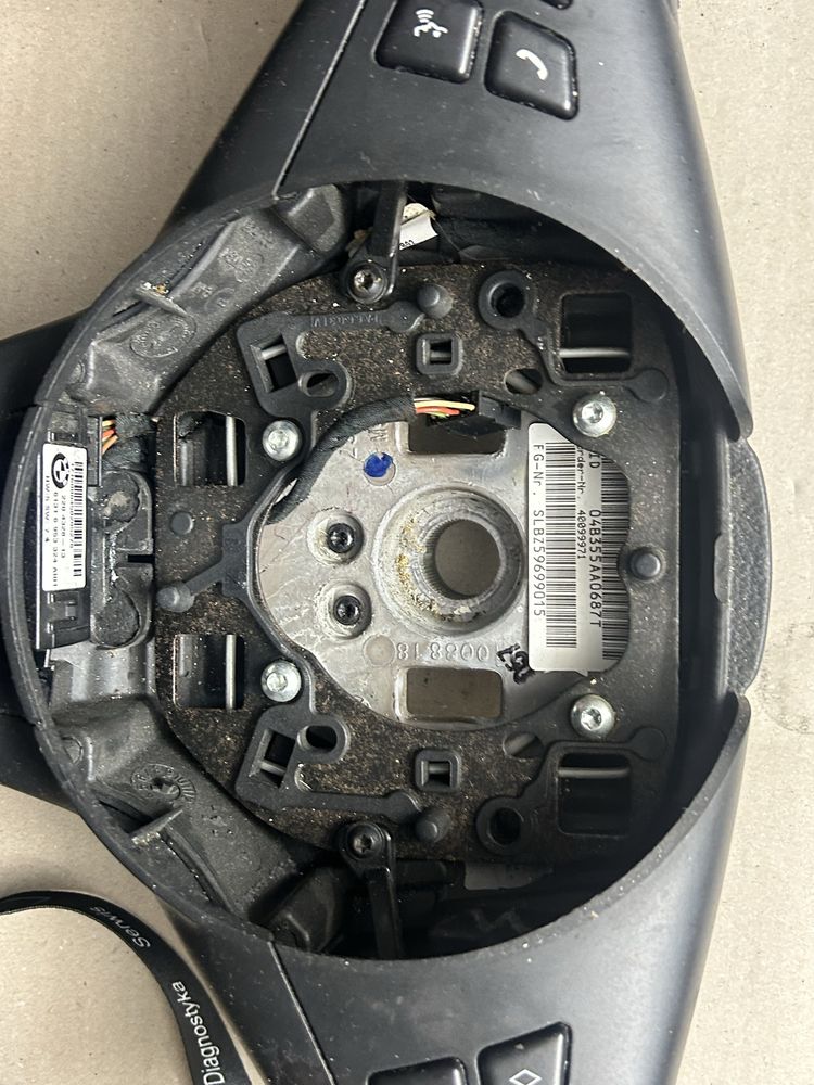 Kierownica Mpakiet e60 e61 airbag poduszka KLUCZYK przedlift prelci