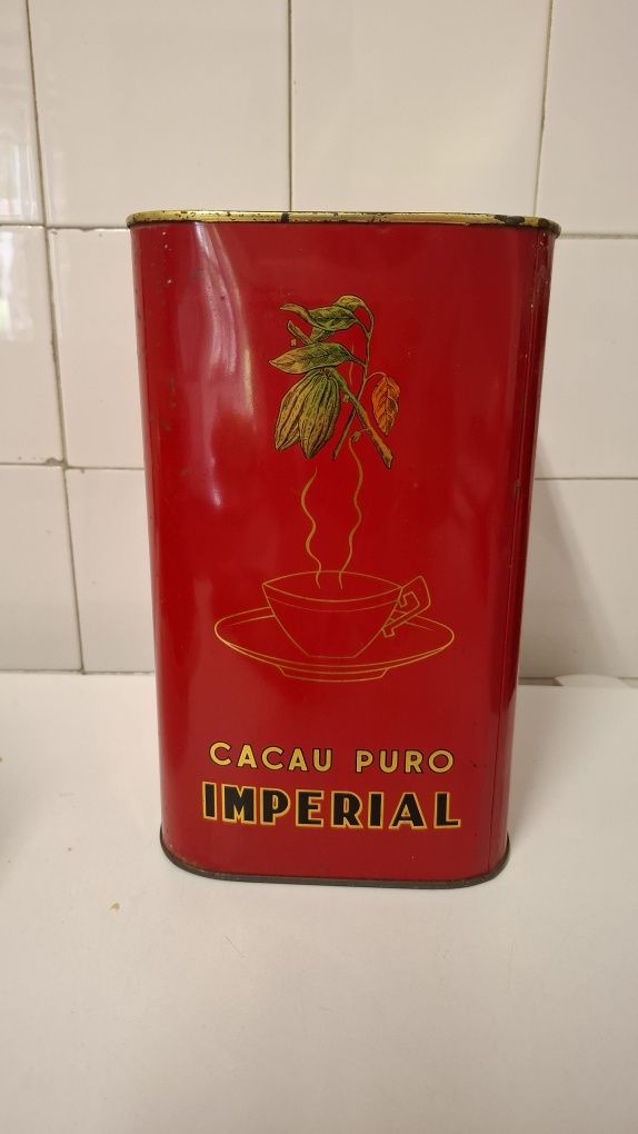 Lata antiga Cacau Puro Imperial