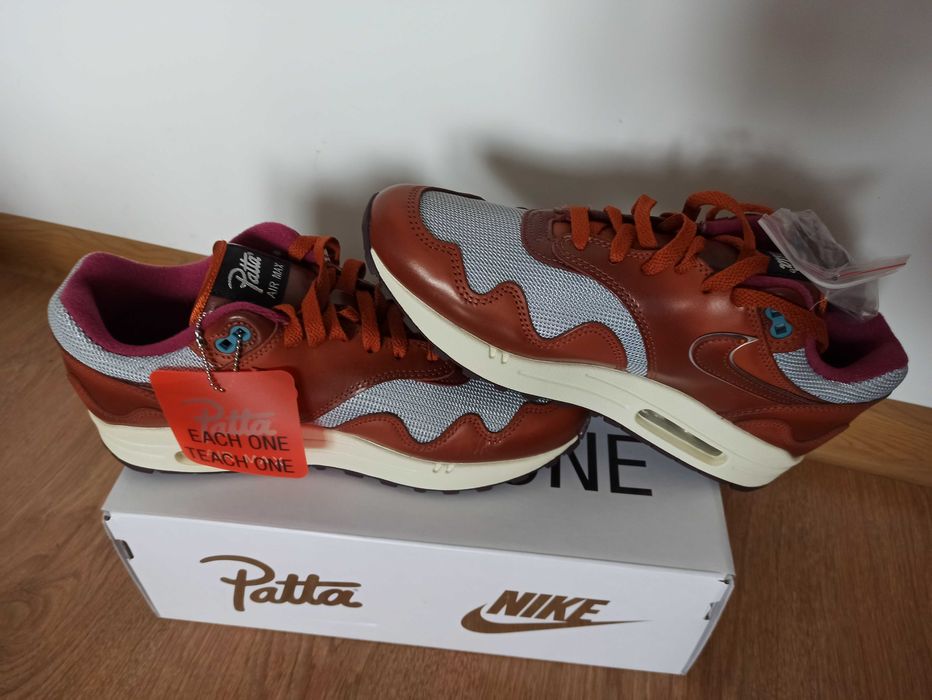 (r Eur 41) Nike Air Max 1 Patta The Next Wave Dark Russett DO9549,-200
